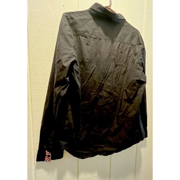 Vtg TOM’S WaRe XL BLACK WITH RED PLAID PRINT RARE - Picture 5 of 5